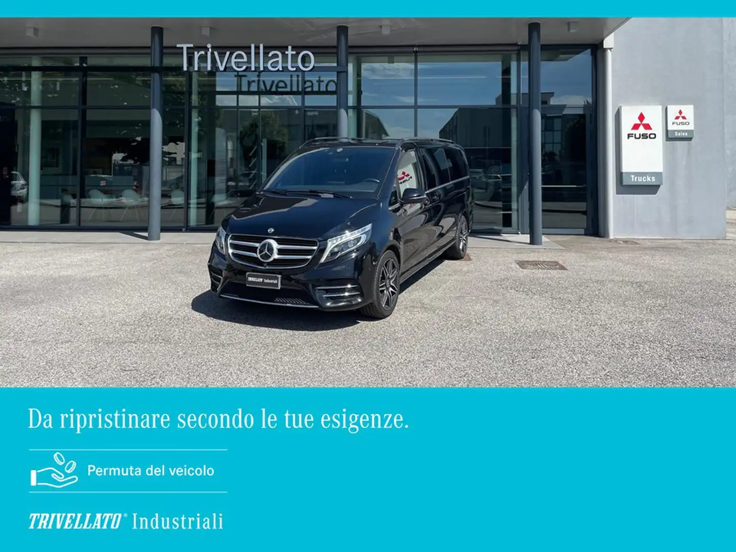 Mercedes-Benz V 250 extralong 250 d sport 4matic auto Nero - 1
