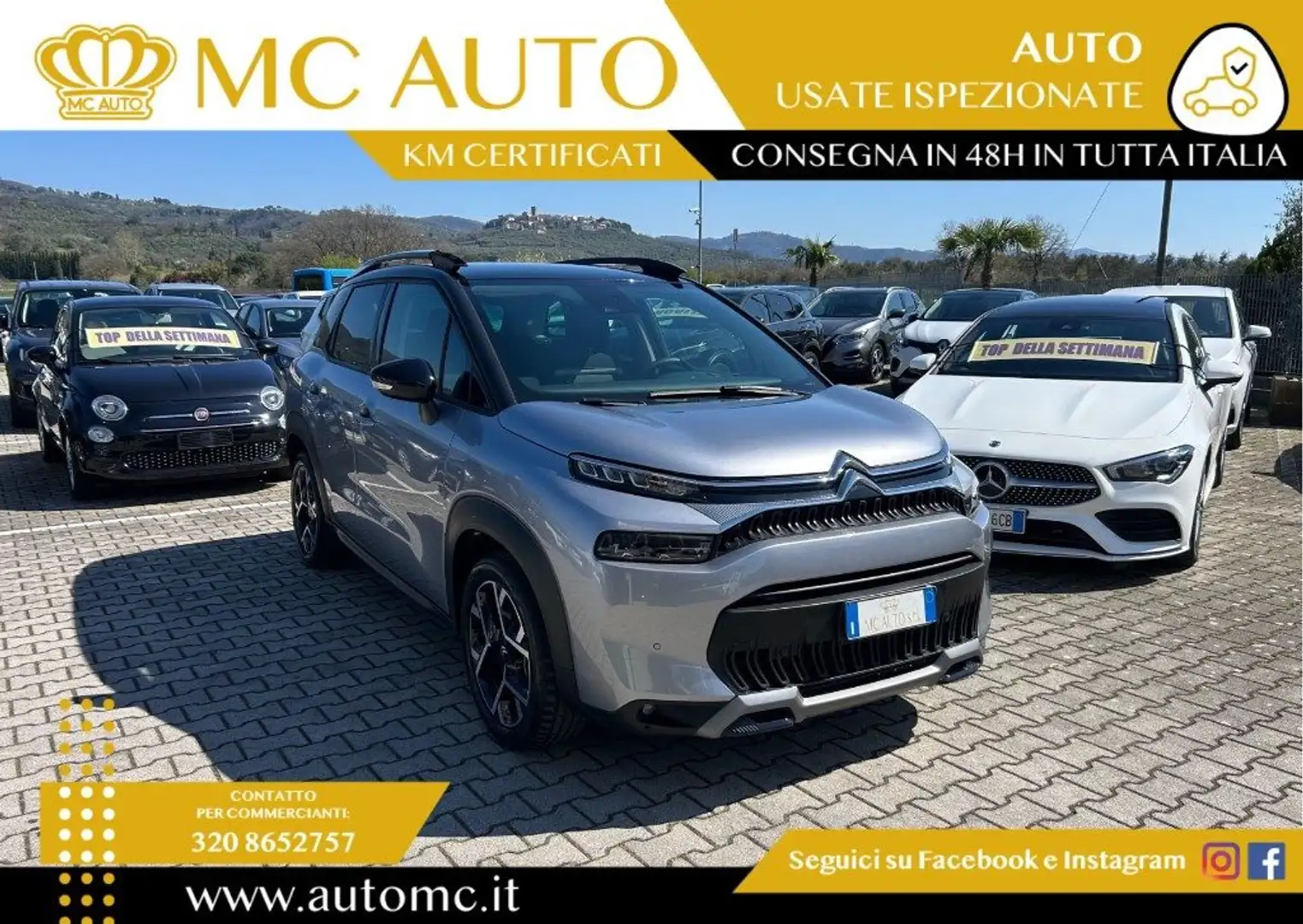 Citroen C3 Aircross PureTech 110 S&S Shine Pack PROMO CON FINAZ Grigio - 1