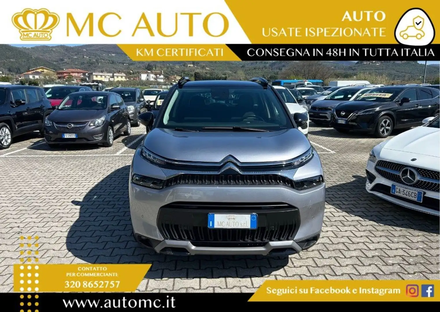 Citroen C3 Aircross PureTech 110 S&S Shine Pack PROMO CON FINAZ Grigio - 2