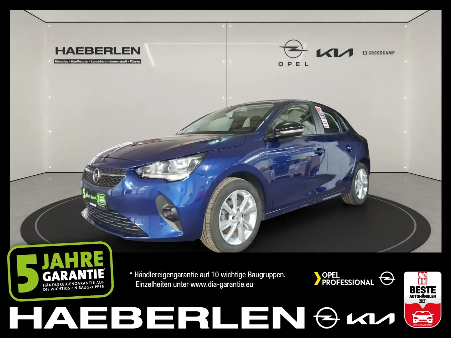 Opel Corsa F 1.2 Edition LM KAM PDC SpurH Blau - 1