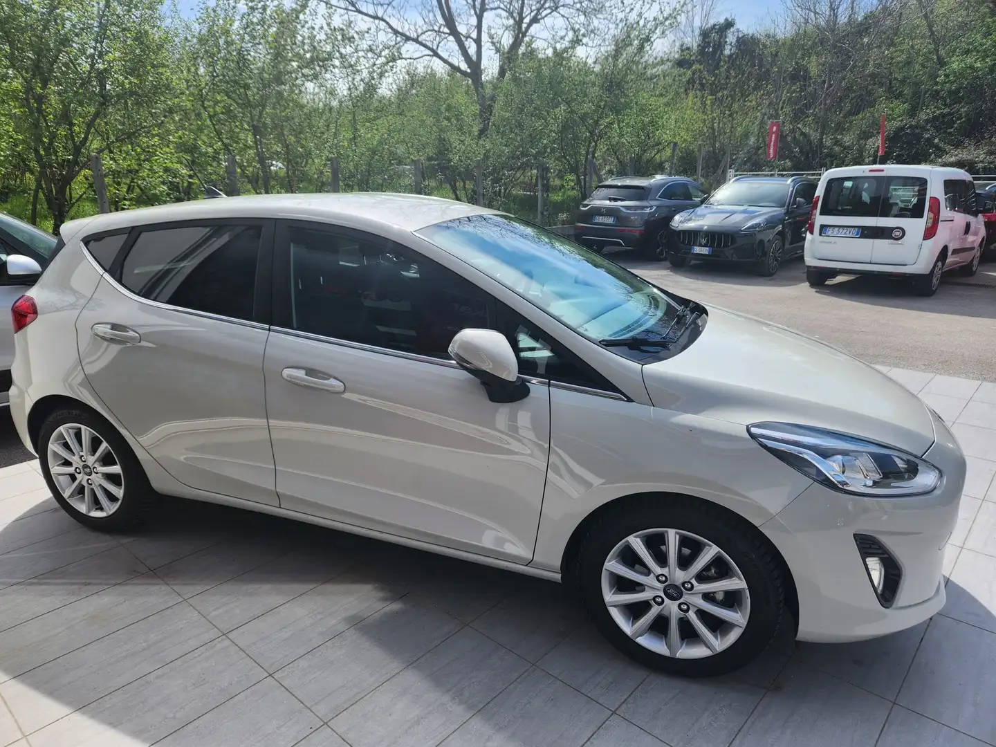 Ford Fiesta 5p 1.0 ecoboost Titanium s Beżowy - 2