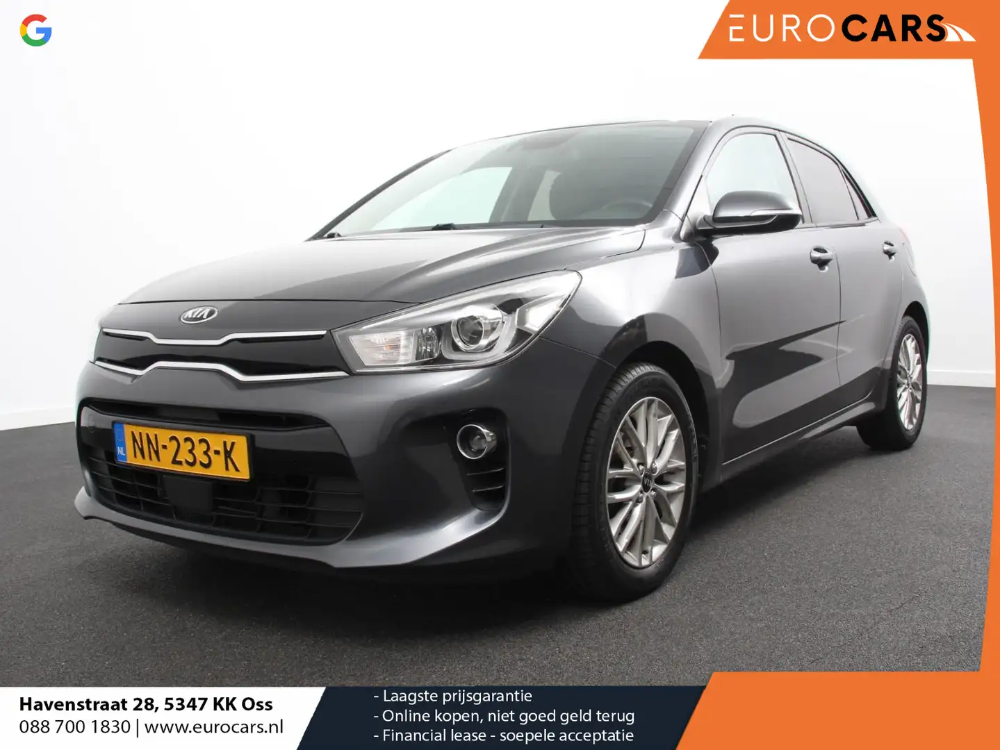 Kia Rio 1.0 TGDI First Edition Airco | Cruise contol | Ach Grijs - 1