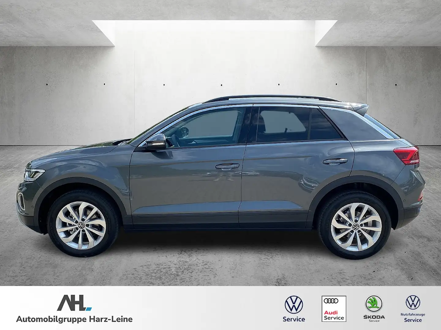 Volkswagen T-Roc 1.5 TSI "Life" DSG/LED/RFK/ACC/AppConnect Gris - 2
