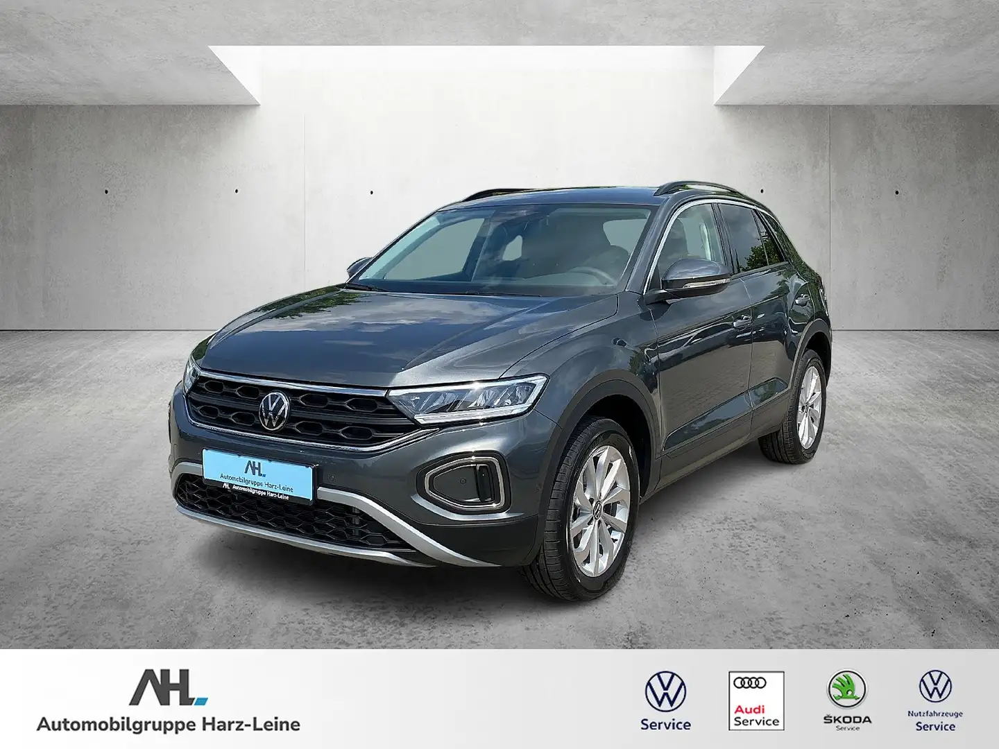Volkswagen T-Roc 1.5 TSI "Life" DSG/LED/RFK/ACC/AppConnect Gris - 1
