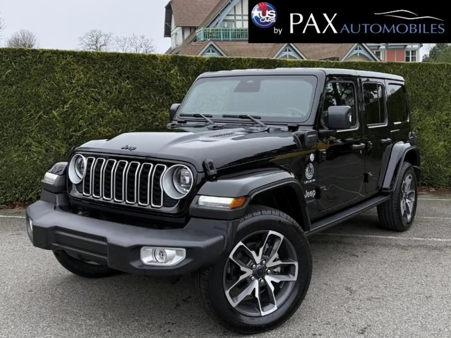 Jeep Wrangler 2.0 T 380ch 4xe Sahara Command Trac Noir - 1