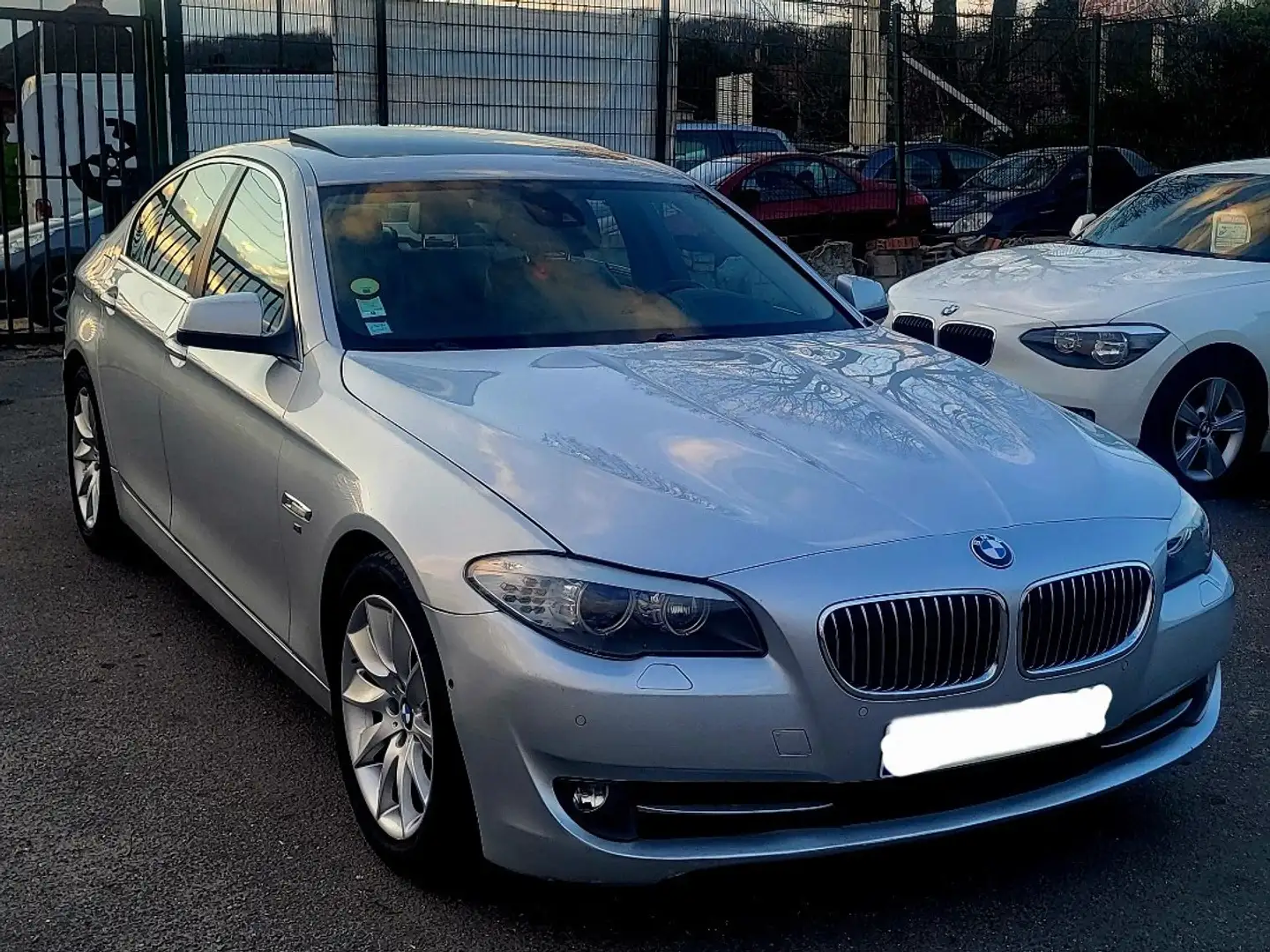 BMW 530 530d 245ch Luxe Gris - 1