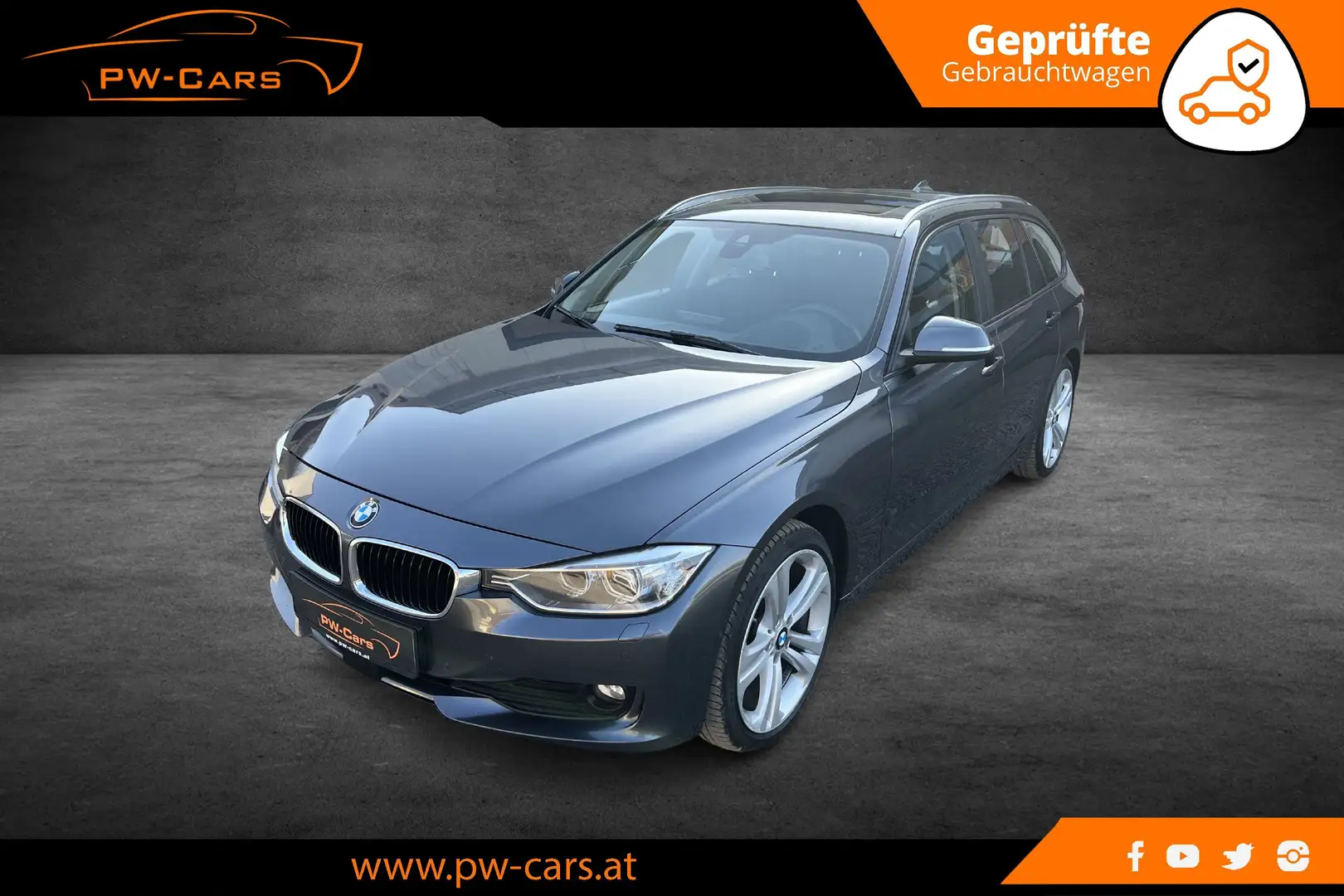 BMW 320 d xDrive Touring Aut. XENON, KAMERA, NAVI USW. Grau - 1