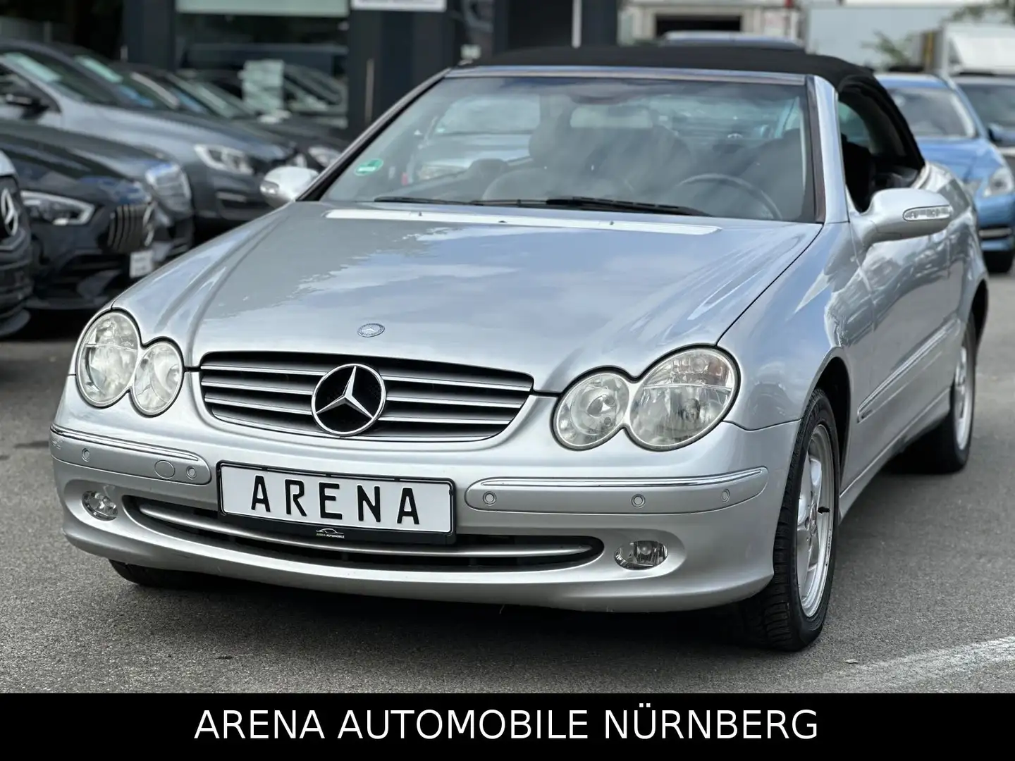 Mercedes-Benz CLK 200 CLK200 Kompressor Cabrio*Leder*Sonderpreis Argent - 1