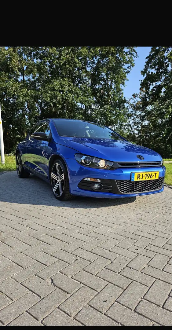 Volkswagen Scirocco 1.4 TSI highline Blauw - 1