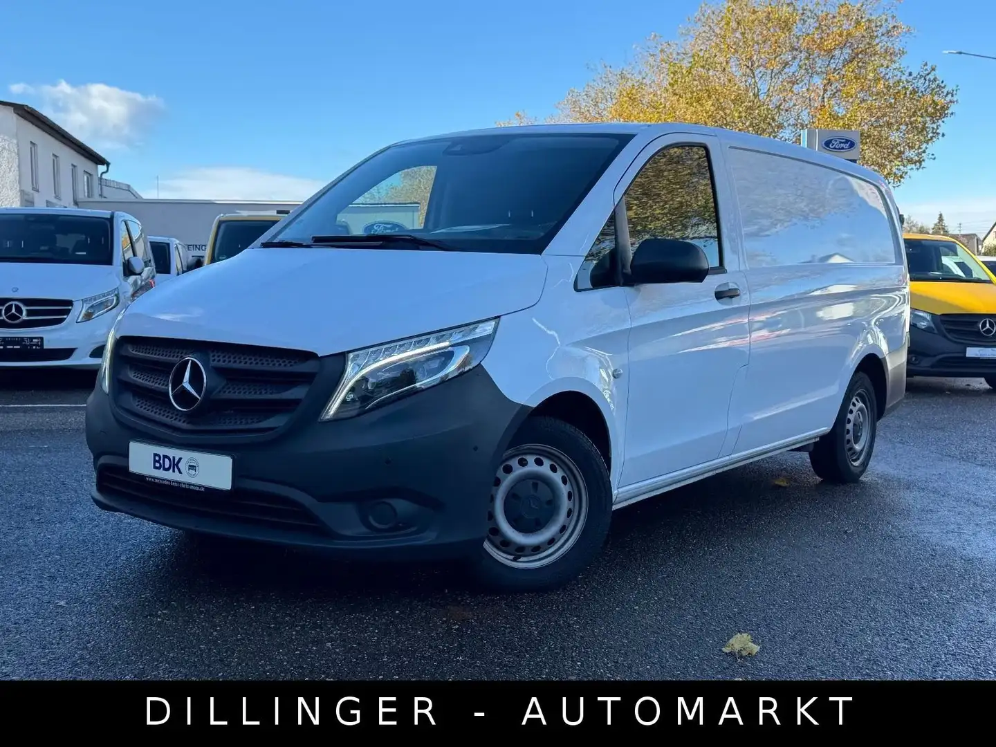 Mercedes-Benz Vito 114 CDI Aut. LED HA Lang TotWi Nav Kam Spur Blanc - 1