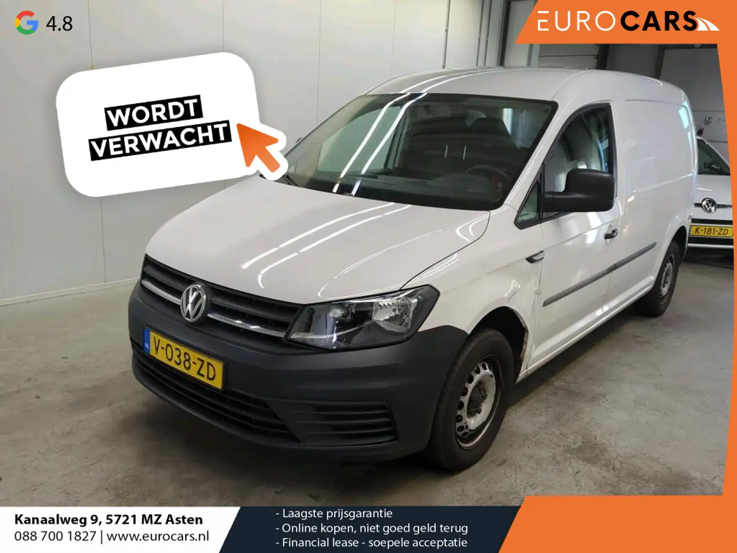 Volkswagen Caddy 2.0 TDI 75pk L2H1 Maxi Trendline Trekhaak Airco Pa Bianco - 1