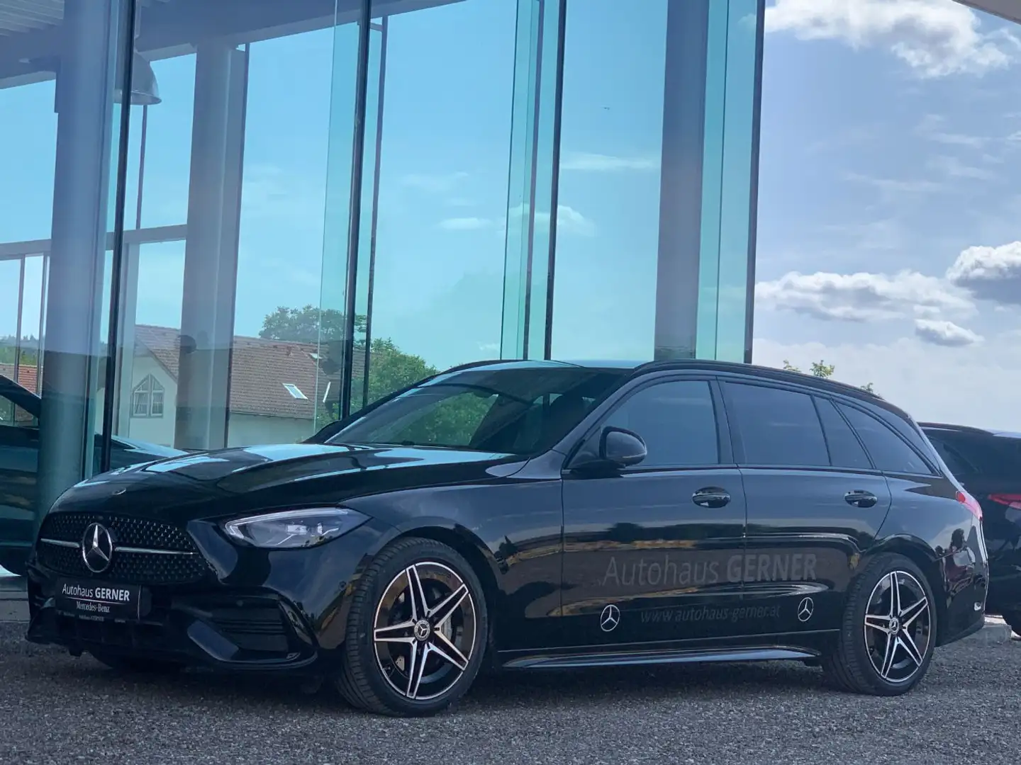 Mercedes-Benz C 200 d T-Modell Österreich-Edition ParkAss. LED Schwarz - 2