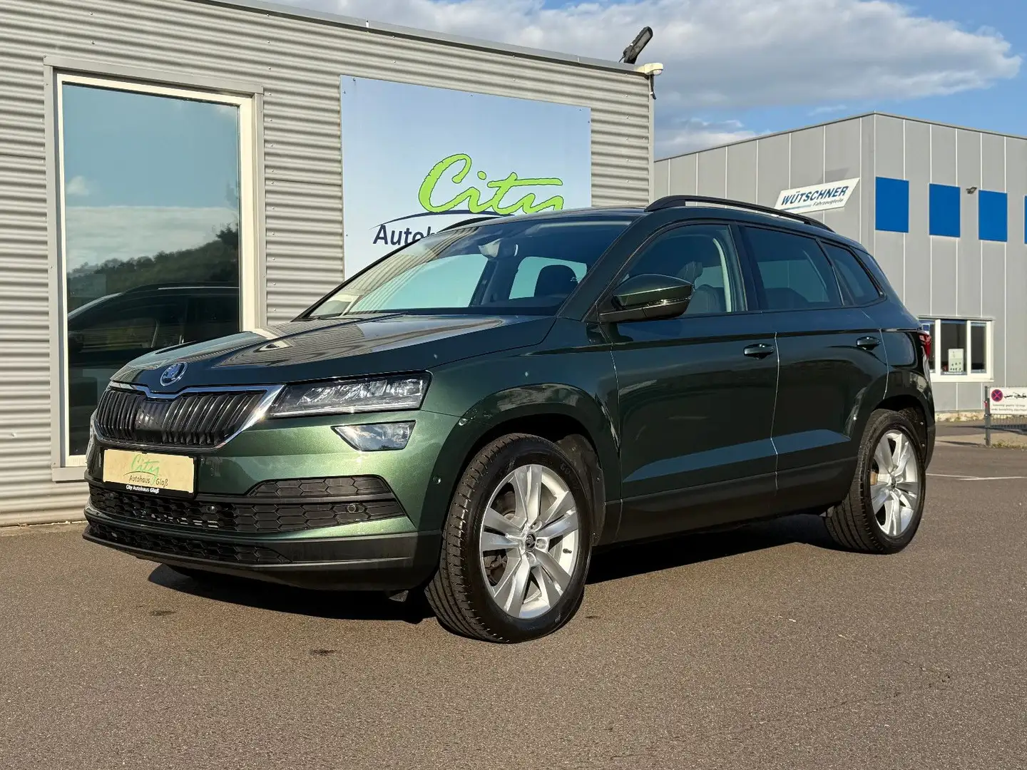 Skoda Karoq Style 4x4+AHK+StHz+App+Navi++ Grün - 1