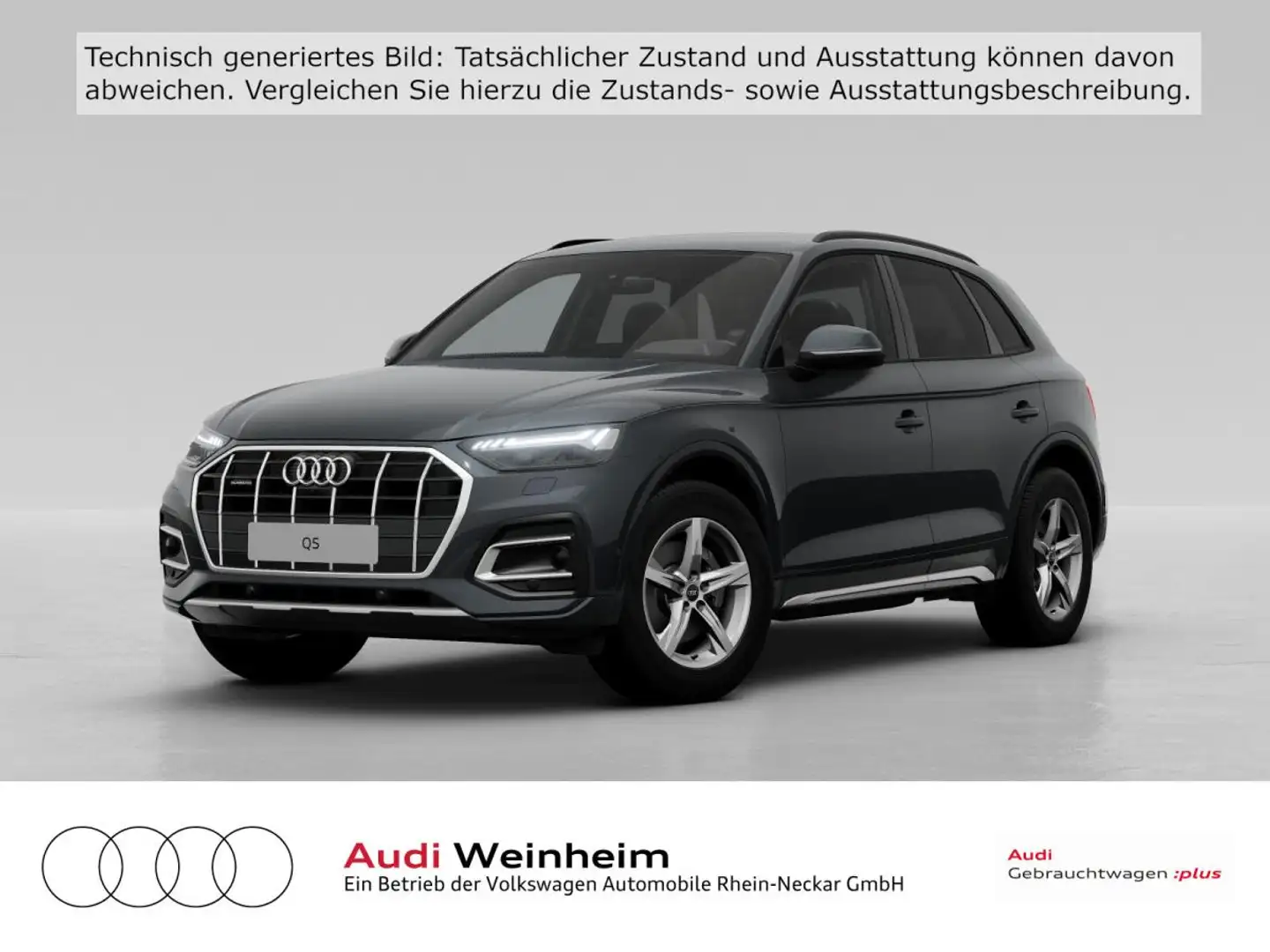 Audi Q5 40 TFSI quattro AHK Matrix-LED Navi S-tronic G-202 Grau - 2