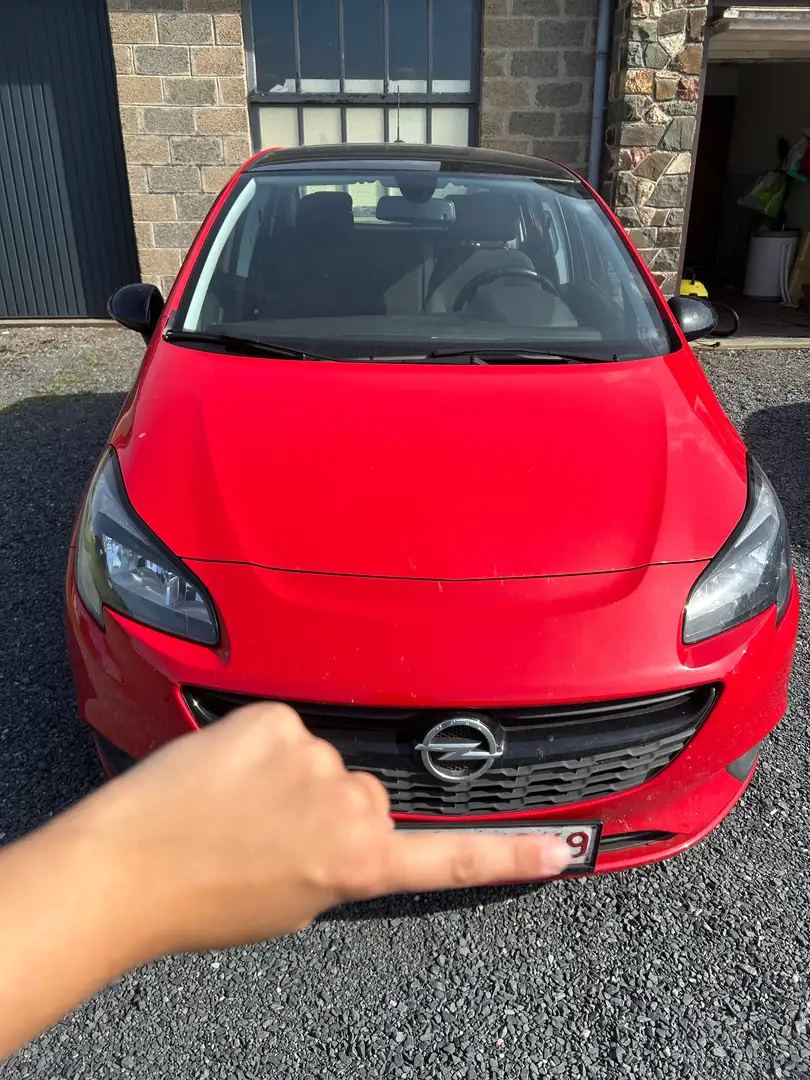 Opel Corsa-e Opel corsa-E Black Edition Rouge - 1