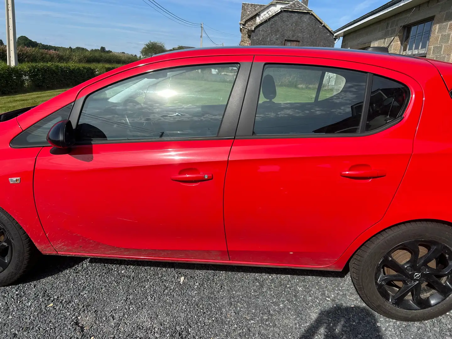 Opel Corsa-e Opel corsa-E Black Edition Rouge - 2