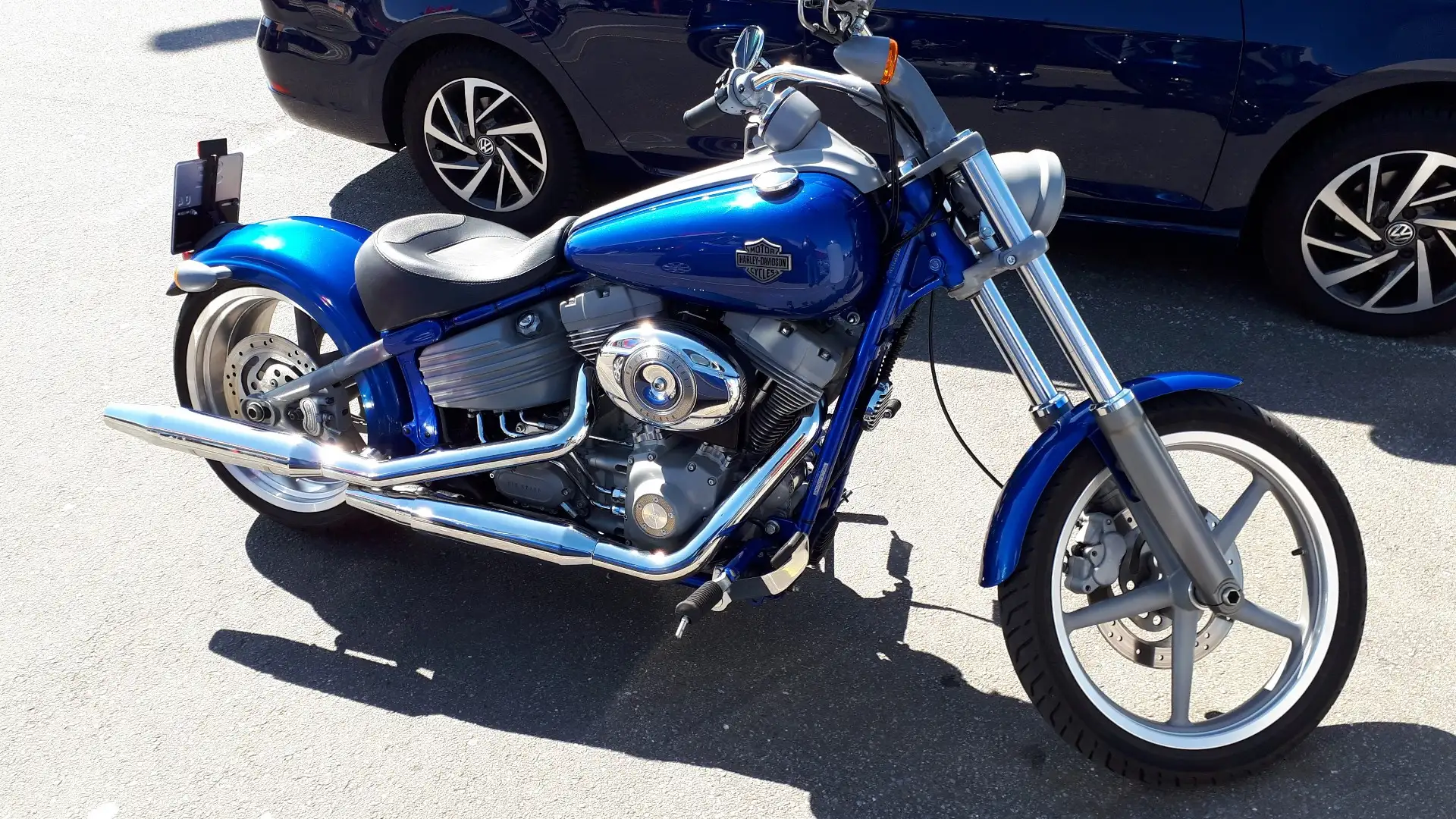 Harley-Davidson Rocker C FXCW Rocker Bleu - 2