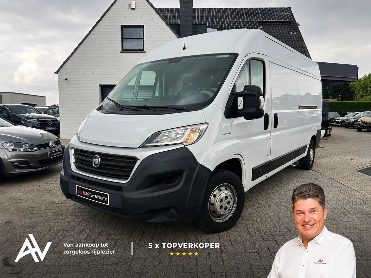 Fiat Ducato 2.0 MultiJet L3H2 ** Sensoren | Bluetooth | Airco Blanc - 1