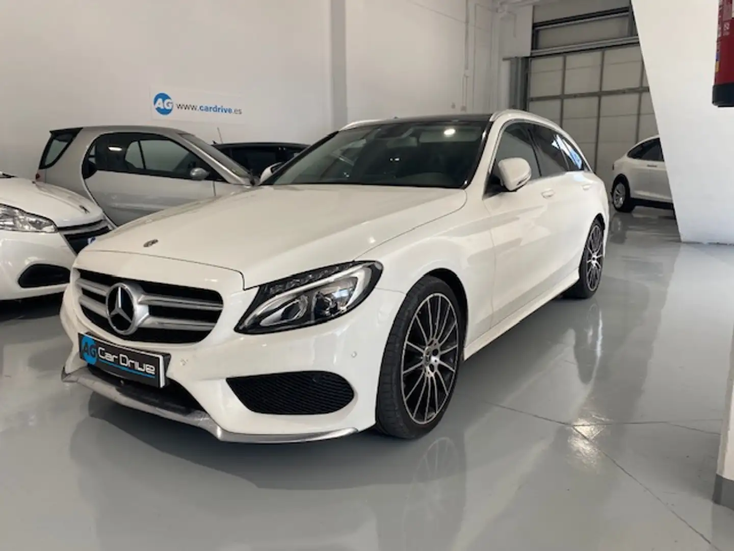 Mercedes-Benz C 220 Estate 220d 9G-Tronic Blanc - 1