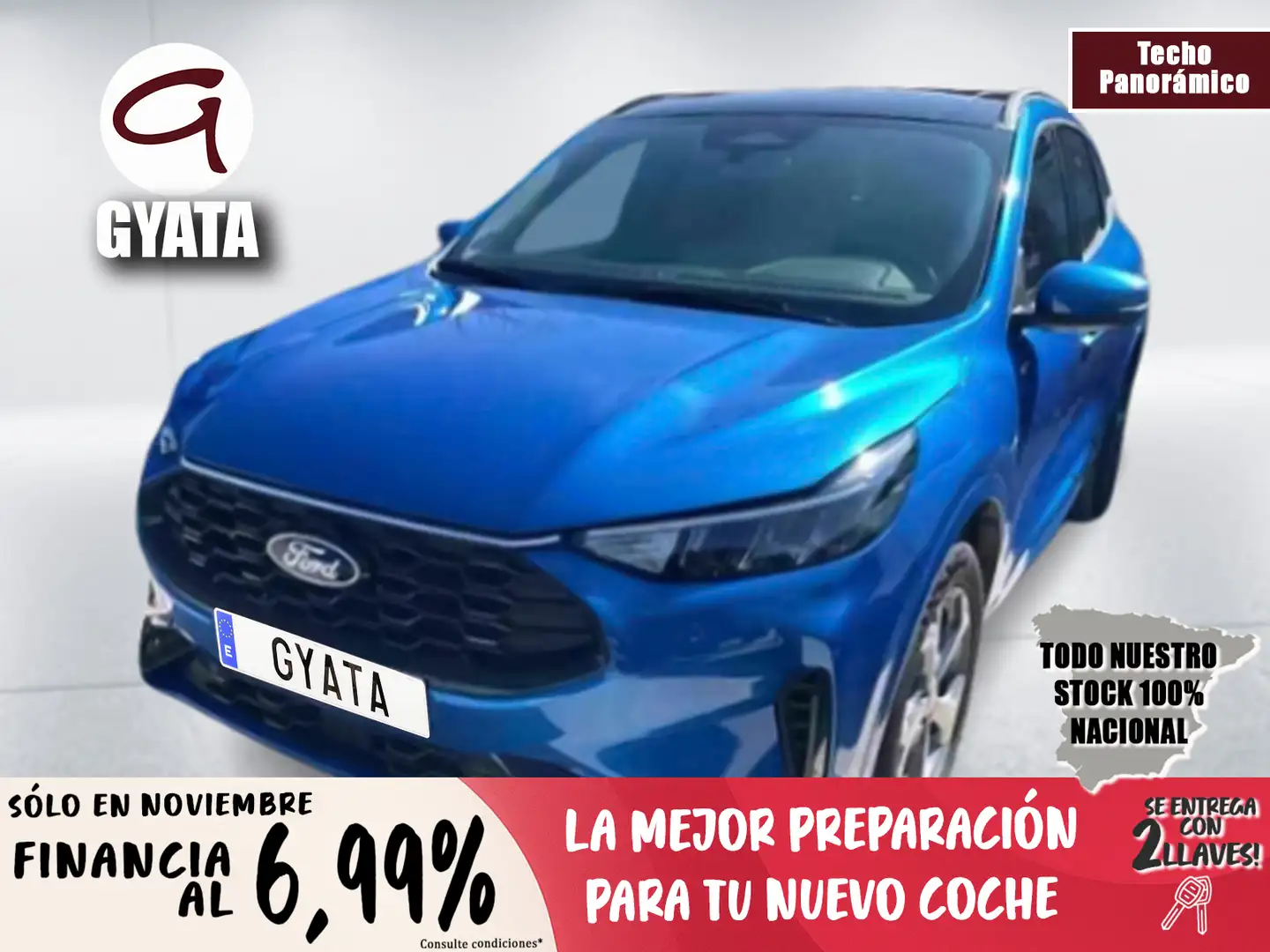 Ford Kuga 2.5 Duratec PHEV ST-Line 4x2 Blauw - 1