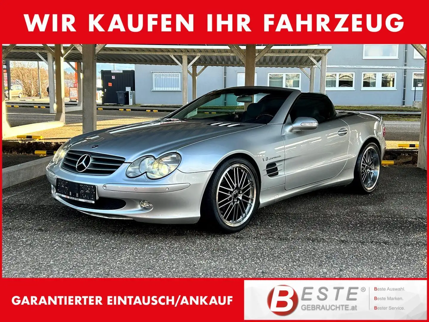 Mercedes-Benz SL 500 Roadster *VERMITTLUNG* Silber - 1