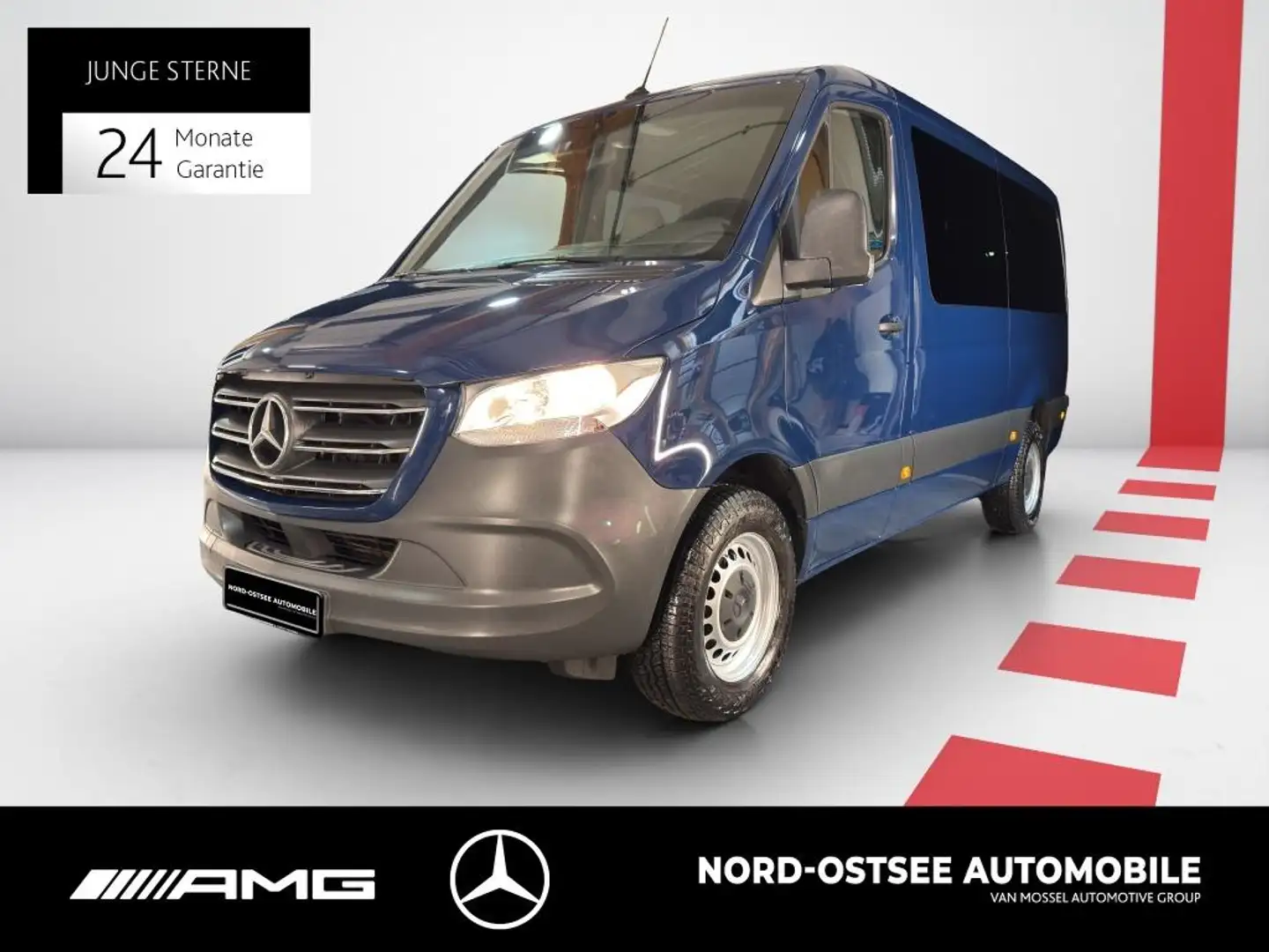 Mercedes-Benz Sprinter 316 TOURER  AUTOM KAMERA STANDHZG AH Bleu - 1