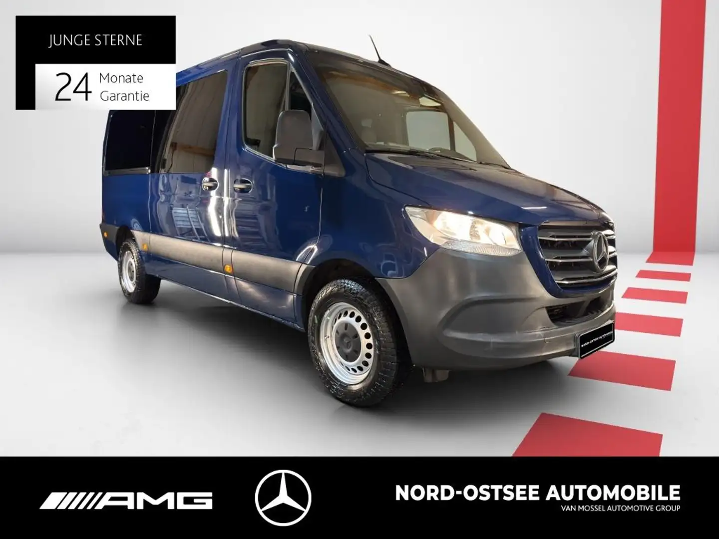 Mercedes-Benz Sprinter 316 TOURER  AUTOM KAMERA STANDHZG AH Bleu - 2