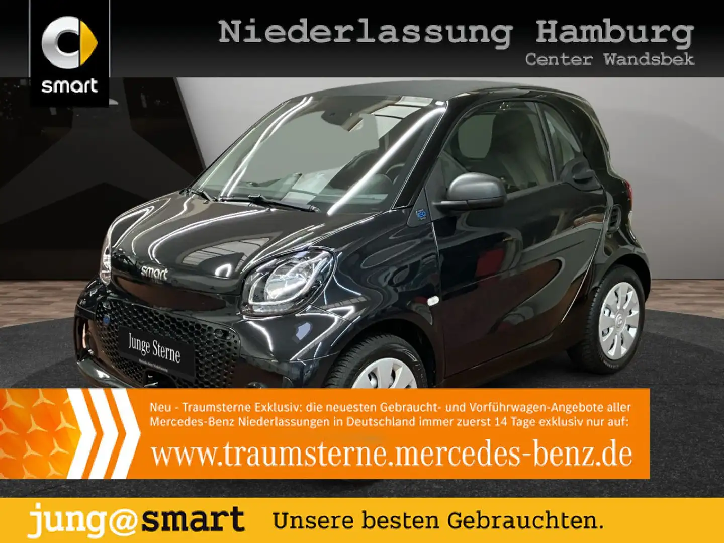 smart forTwo EQ 60kWed cool&Audio SHZ Dig Radio Tempom Schwarz - 1