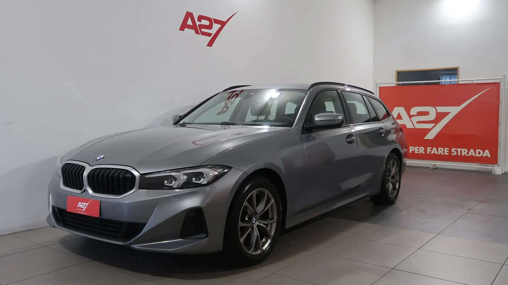 BMW 318 318d 48V Touring Grigio - 1