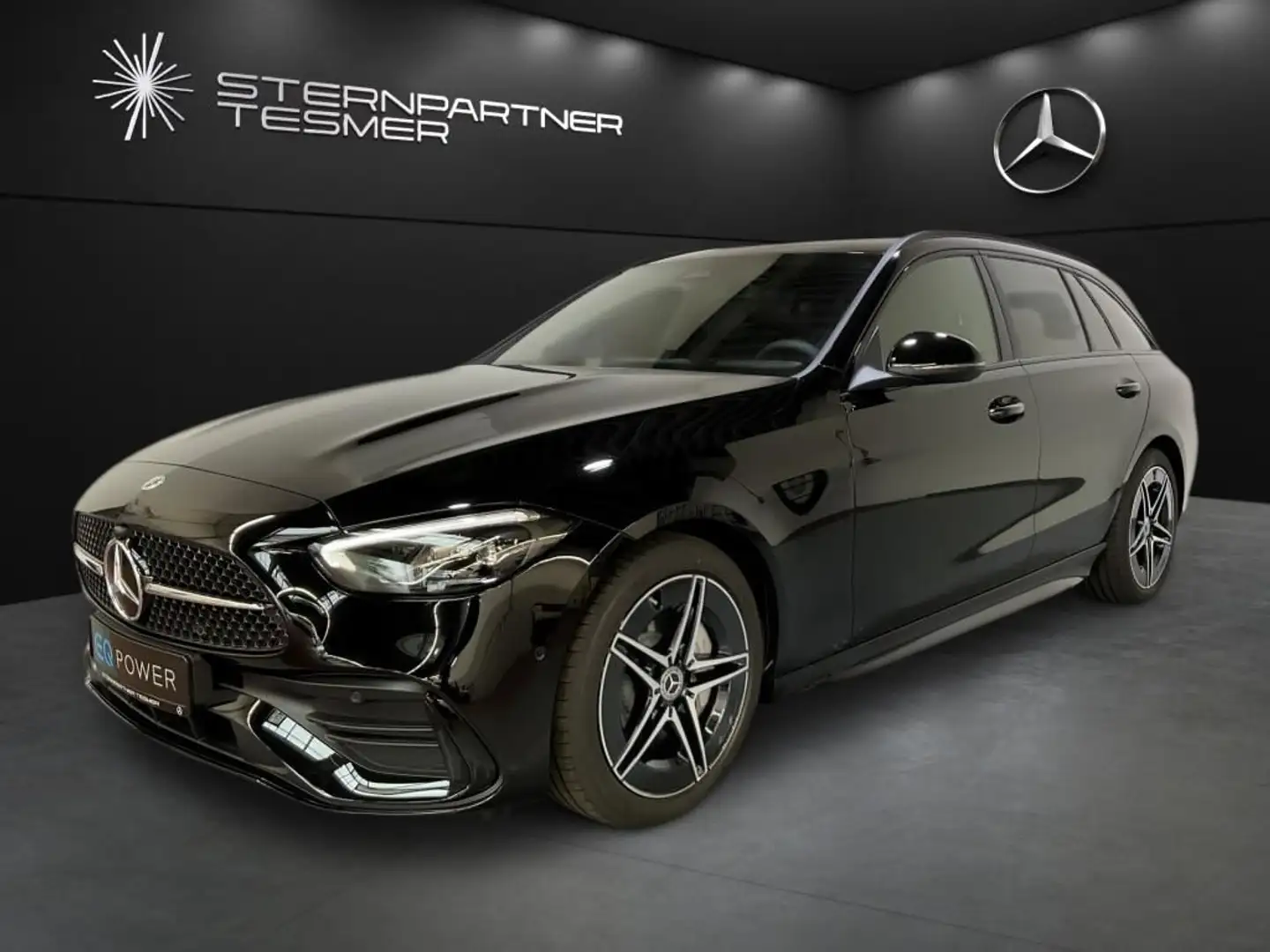 Mercedes-Benz C 180 T-Modell AMG, Night-P, Kamera, CarP., AHK Schwarz - 1