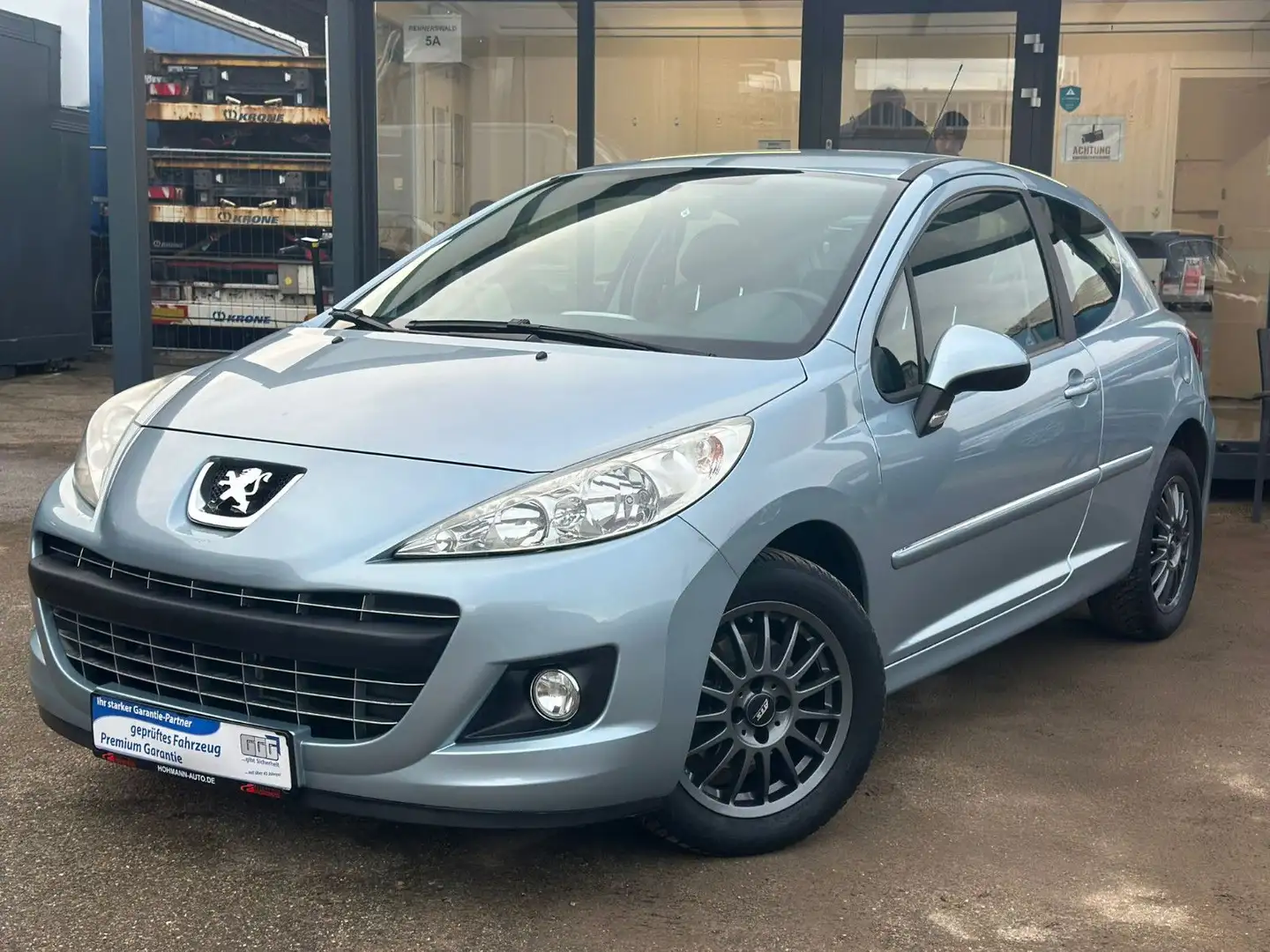 Peugeot 207 Klima+Einparkhilfe+Sitzheizung+Leder+Aluräd. Blauw - 1