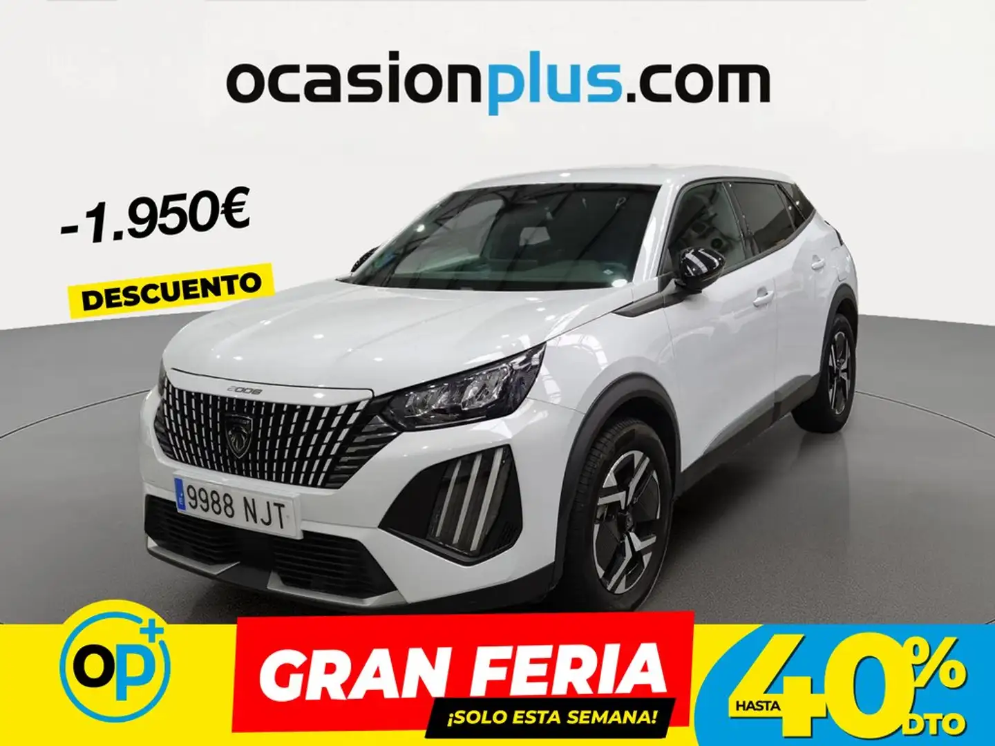 Peugeot 2008 Hybrid Allure eDCS6 145 Blanco - 1