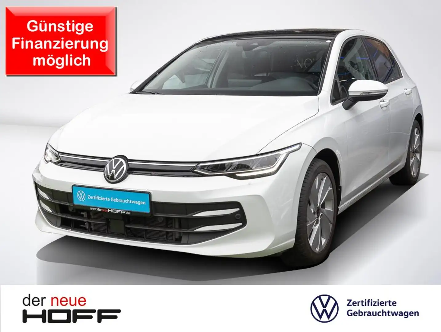 Volkswagen Golf VII Life 1.5 TSI Panoramadach Anschlussgarantie Білий - 1