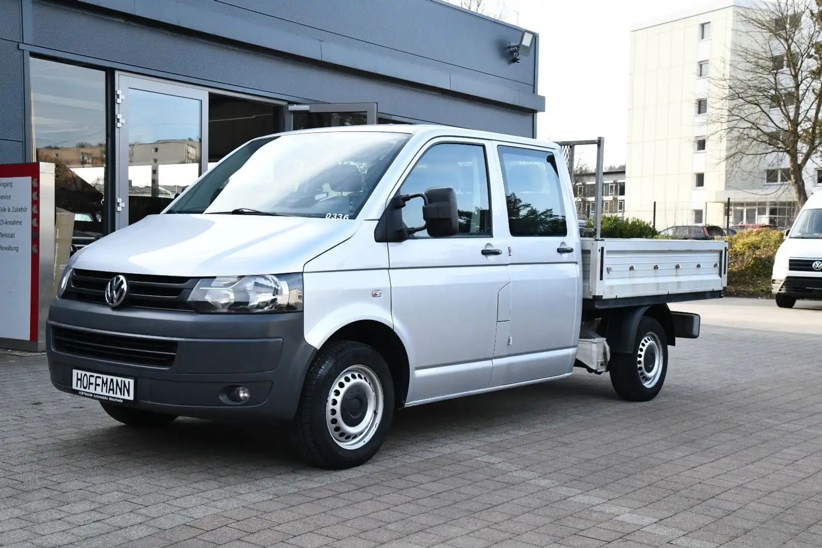 Volkswagen T5 Transporter 2,0 TDI Pritsche Doppelkabine A/C Silber - 2