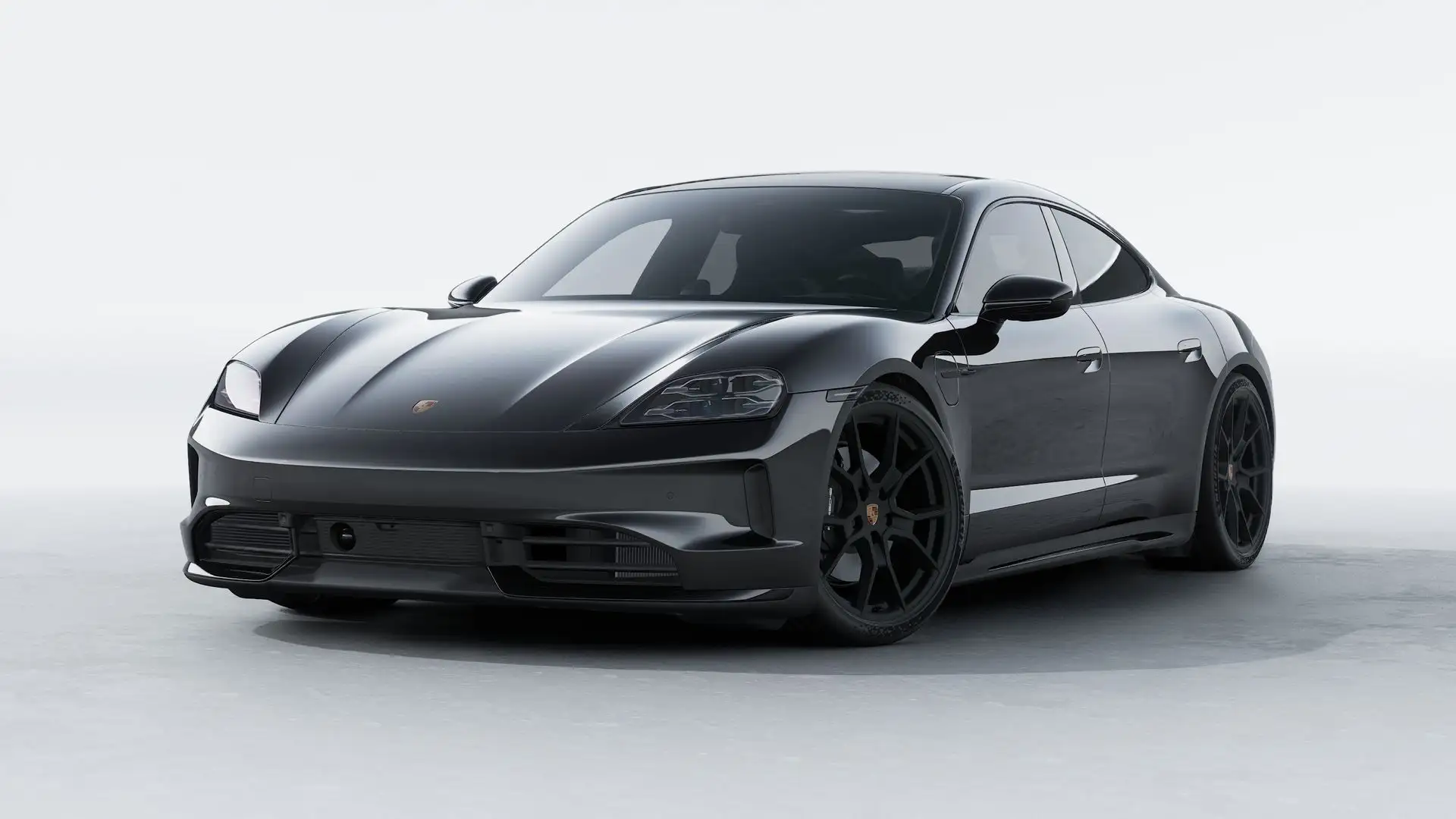 Porsche Taycan Black Edition Zwart - 1