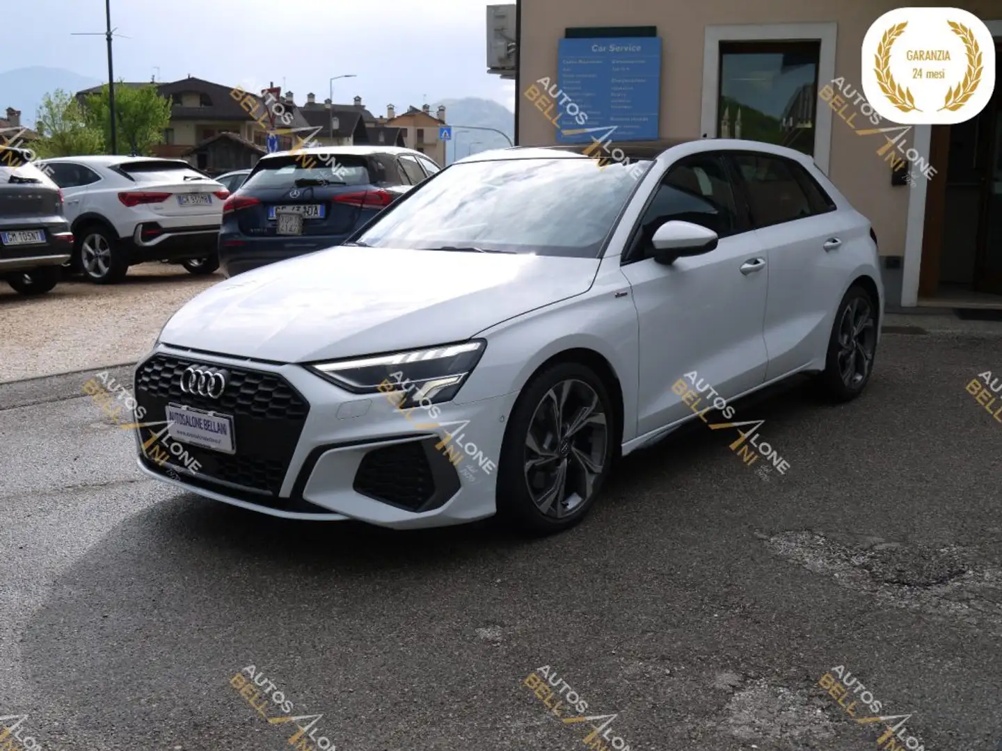 Audi A3 SPB 35 TDI Stronic S line edition TETTO APRIBILE Blanco - 2