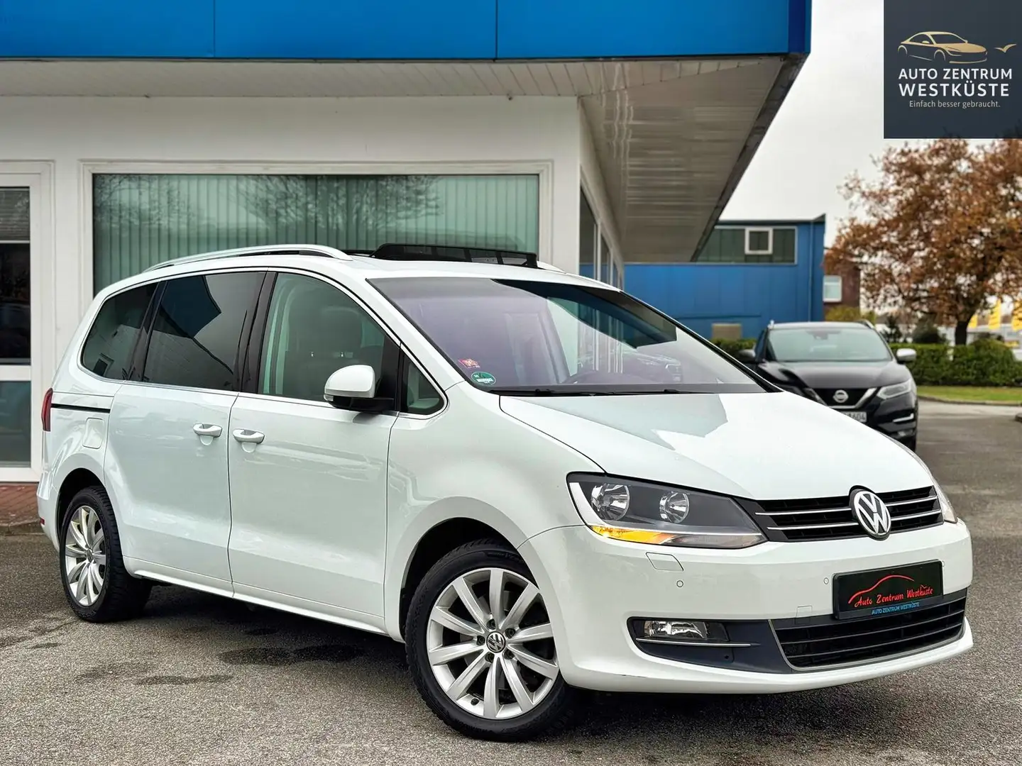 Volkswagen Sharan 2.0 TDI Highline DSG 7Sitze AHK PANO Weiß - 1