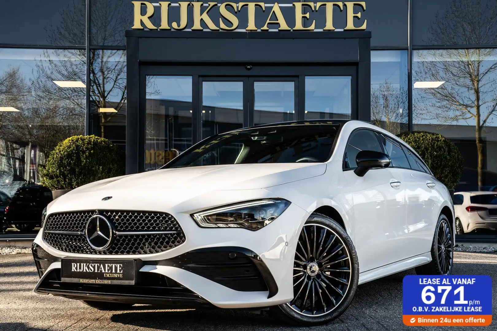 Mercedes-Benz CLA 250 Shooting Brake e AMG|PANO|360°|ACC Zwart - 1