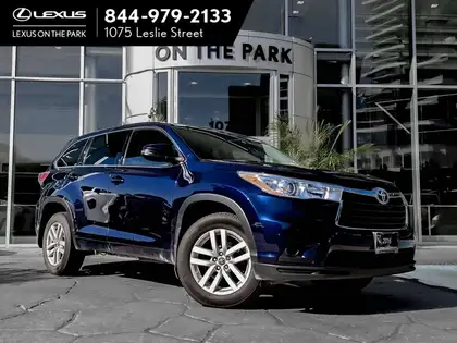 Blue 2016 Toyota Highlander SUV / Crossover Front-Wheel Drive 6-Speed Automatic