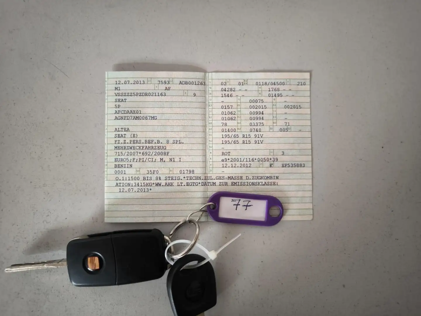 SEAT Altea 1.8i 16V Automatik fährt nur vorwärts Rot - 2