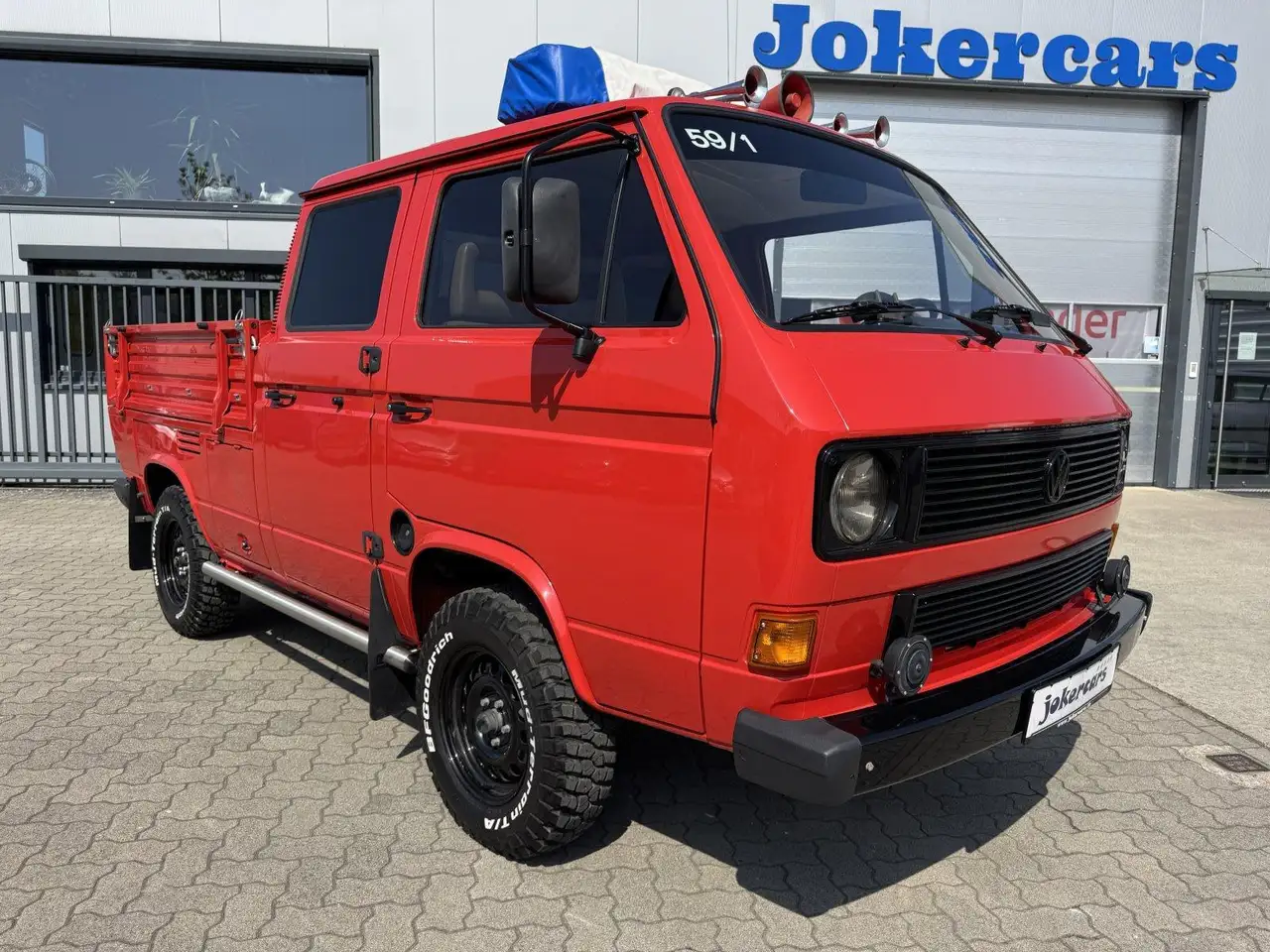 Volkswagen T3 Doka 2.1 WBX ..Feuerwehr..1.HD Topzustand, foto 1