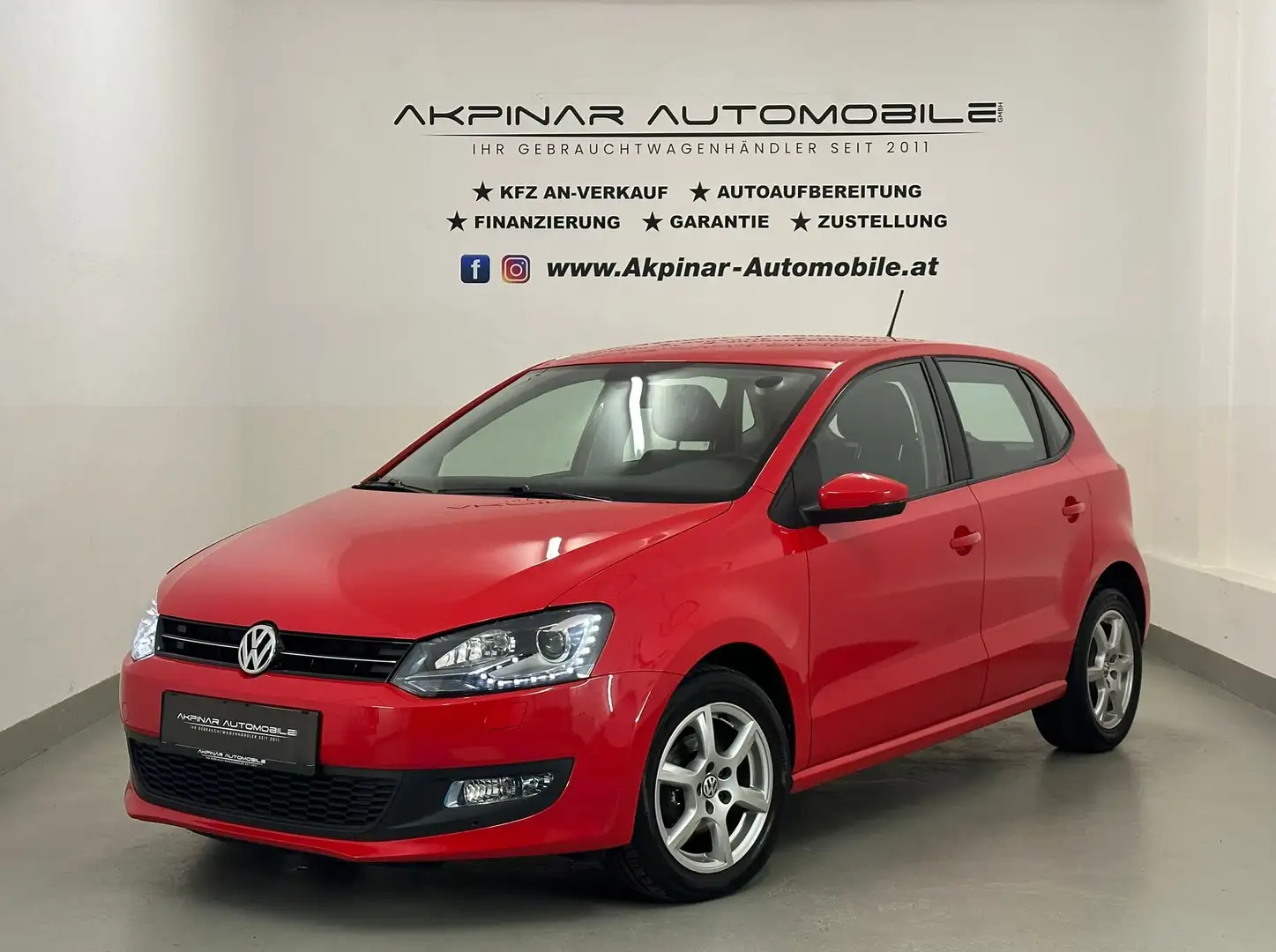 Volkswagen Polo Karat 1,2 XENON - LED - AHK Rot - 1