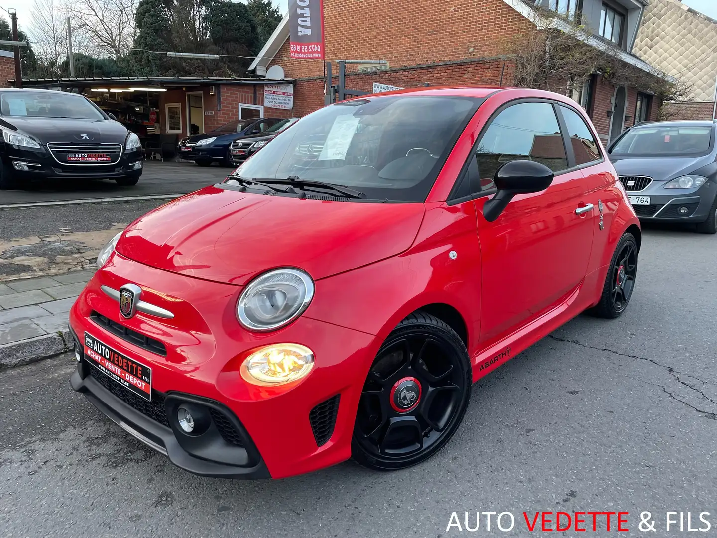 Fiat 595 Abarth 500 1.4 T-Jet Abarth 595 Competizione CT OK Rouge - 1