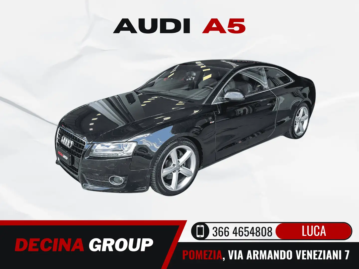 Audi A5 Coupe 3.0 V6 TDI quattro S-LINE 239cv PREZZO REALE Zwart - 1