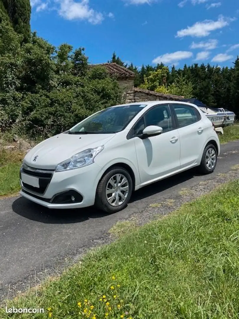 Peugeot 208 affaire premium pack bhdi 100 bvm 5 Blanc - 1