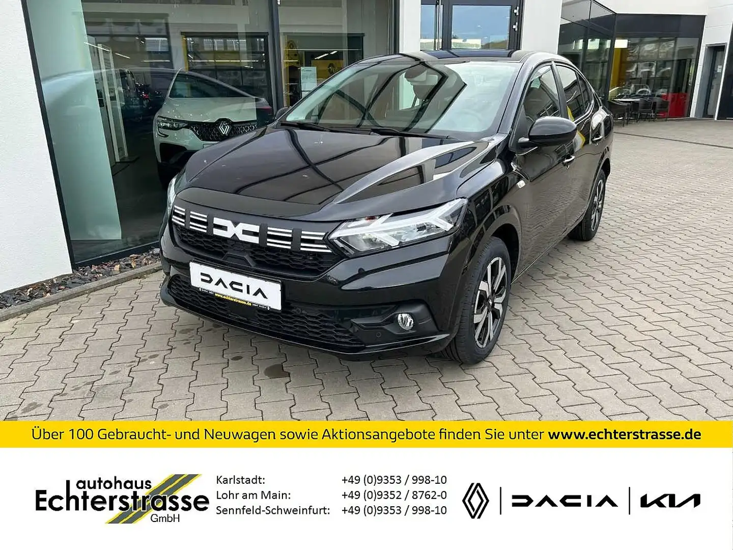 Dacia Logan Black Edition TCe 90 CVT +SHZ+NAVI Zwart - 1