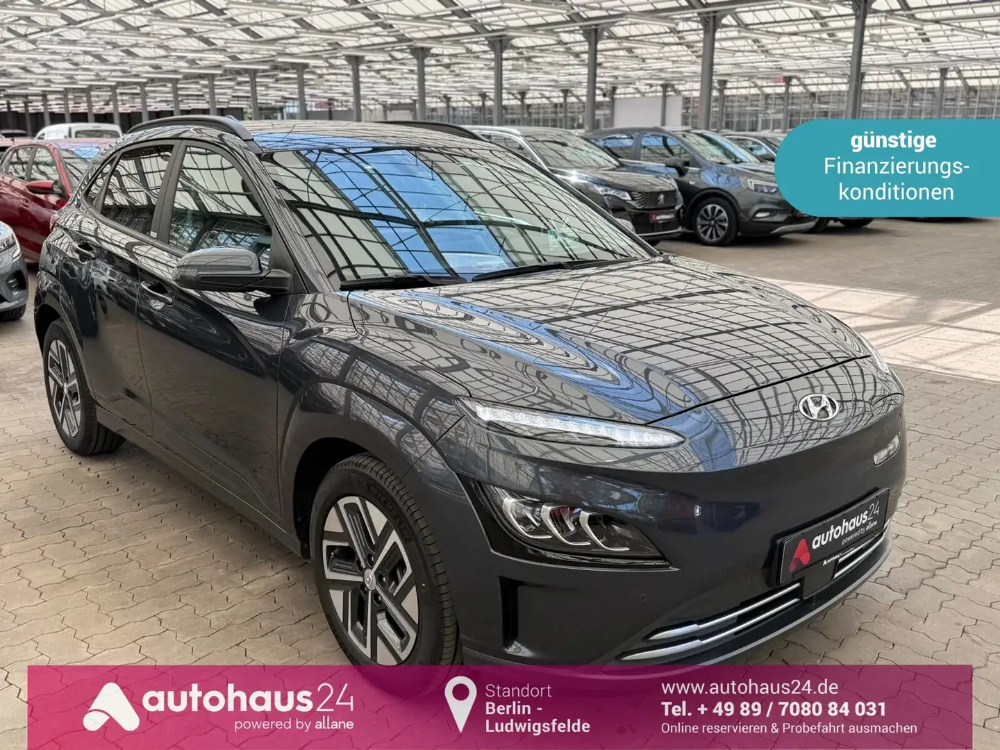 Hyundai Kona Trend  ACC|LED|Kamera|Navi Чорний - 1