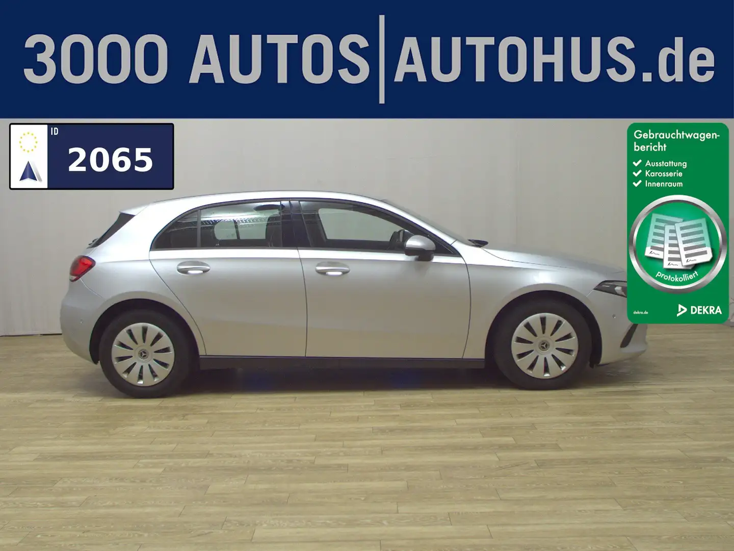 Mercedes-Benz A 180 d Navi LED RfK PDC Shz Plateado - 1