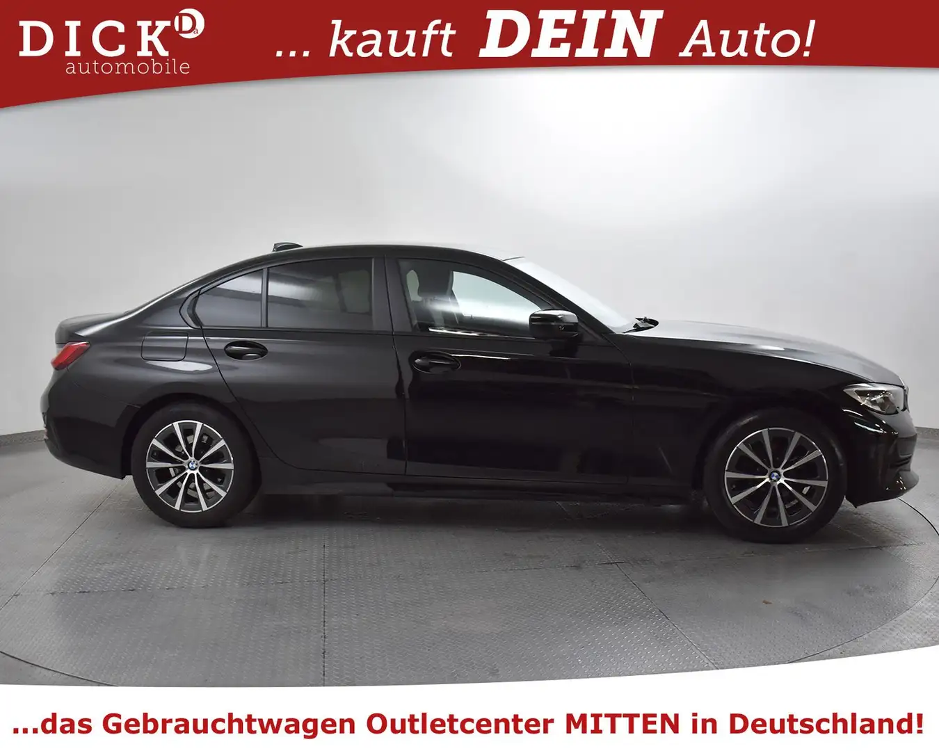 BMW 318 d Aut. Sport Line LEDER+SHZ+NAVI+TEMP+LED+MFL Schwarz - 2