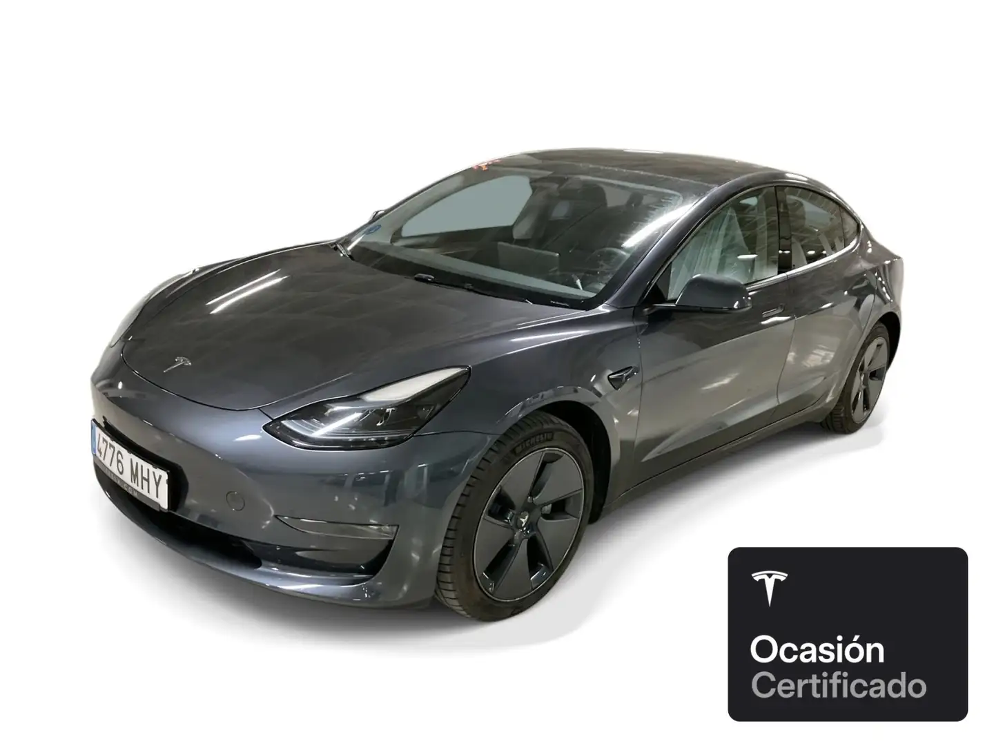 Tesla Model 3 Long Range AWD Plateado - 1